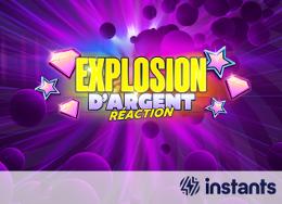 Explosion d'argent réaction